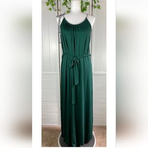 Market & Spruce Dark Green Araceli Knit Maxi Dress Womens 1X
